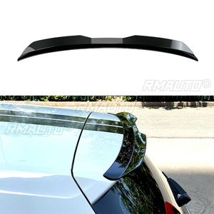 สปอยเลอร์หลังคาแบบ Hatchback สปอยเลอร์หลังคาอเนกประสงค์สำหรับรถยนต์ สปอยเลอร์หลังคาแบบ ABS พร้อมแถบตกแต่ง เหมาะสำหรับรถ Hatchback - Product Image 1