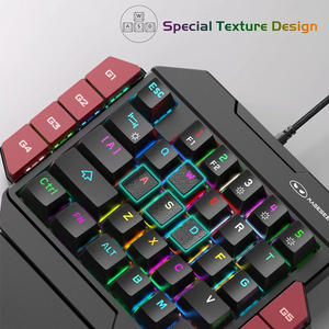 Wholesale One-Handed Mini <strong>Mechanical</strong> Gaming <strong>Keyboard</strong> 35 <strong>Keys</strong>, Hot Swappable, Backlit, Wired for PC Laptop Desktop - Product Image 3
