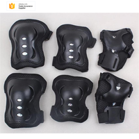 Coussin de protection de genou et de poignet en PVC, pas cher, pour adolescents, enfants, vélo, patinage, ensemble d'équipement de protection