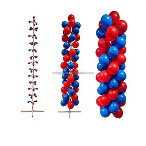 Arco de Globos Rojos de Inflado Rápido LEDA, Decoración de Arco de Globos Inflables Automáticos para Bodas, Fiestas y Navidad - Product Image 3