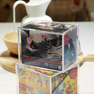 Estuche Acrílico Transparente y Duradero para Almacenamiento y Protección de 10 Mini Latas Pokémon, con Tapa Magnética - Product Image 4