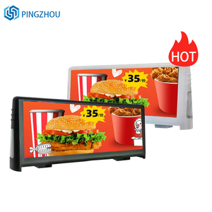 Tetto del Taxi Display a LED per affissioni auto schermo programmabile 4 gp2.5 p5 Video per esterni per auto illuminate Display sul tetto del Taxi - Product Image 5