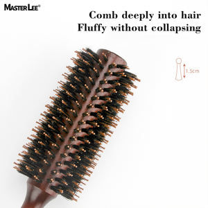 Peine de madera a buen precio, tres modelos, cerdas de jabalí, punta redonda, dientes de nailon, cola, pelo seco, cepillos redondos de madera - Product Image 2