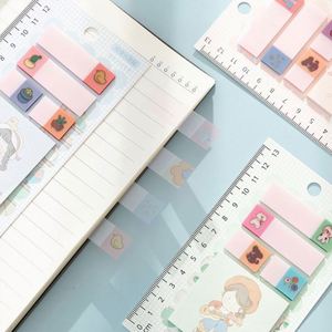 HengXin Stationery Set Sticky Note Transparent Label Stickers UV Discoloration Set School Supplies - Product Image 1