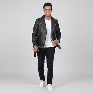 Premium <b>Leather</b> <b>Jackets</b> for <b>Men</b> Winter Casual <b>Jackets</b> Soft Genuine <b>Leather</b> Outerwear Comfortable and Fashionable <b>jacket</b> for <b>men</b> - Product Image 1