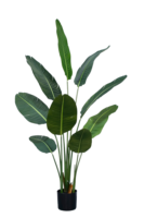 JOLAMIRA Plante Artificielle Banane du Voyageur, Grande, pour Intérieur, Salon, Style Nordique Luxe Léger, en PE+Fer+Tissu, Écologique et Durable