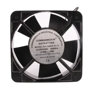 Ventilador de aire de flujo axial de alto volumen, dispositivo de refrigeración Original triple AC220V 0.22A DC EC 38W 172X150X51MM 17CM 17251, FP-108EX-S1-B/S