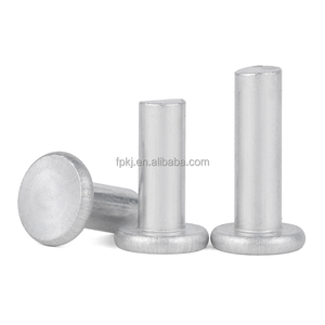 Remaches redondos de latón/acero inoxidable/Cobre, cabezal de sartén pequeño, <span class=keywords><strong>remache</strong></span> sólido, personalizado, <span class=keywords><strong>DIN</strong></span> <span class=keywords><strong>660</strong></span> QJ 3142 Q 450, buen precio - Product Image 4