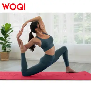 WOQI 6 MM Heim-Pilates Umweltschutz Anti-Rutsch Sport Yoga-Matte Schmiede Fitness-Yoga-Matte