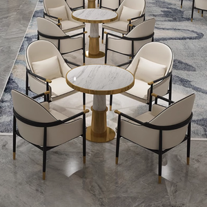 Tables de restaurant élégantes, modernes et contemporaines, ensemble de meubles <span class=keywords><strong>d</strong></span>'hôtel sur mesure pour appartement ou maison <span class=keywords><strong>d</strong></span>'<span class=keywords><strong>hôtes</strong></span>, nouveauté - Product Image 3