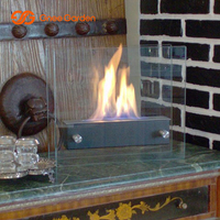 Brasero de table portable en acier Corten de haute qualité pour bois de chauffage et propane, certifié CE