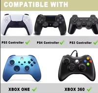 Housse de protection pour manette de jeu pour PS3 PS4 PS5 Xboxes One/360 Controller Grip Mushroom Grips Case Replacement