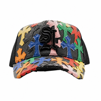 Casquettes de baseball personnalisées en gros d'usine, style streetwear, à 5 panneaux, visière incurvée, broderie 3D, avec logo personnalisé