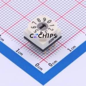 SDR-10 Rotary Encoder Through hole Component (THT),10x10mm Switch - Product Image 1