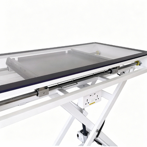 Table chirurgicale vétérinaire EUR VET à rayons X, élévation électrique, plateau en polycarbonate, tiroir à roulement linéaire, <span class=keywords><strong>d</strong></span>étecteur 17x17 <span class=keywords><strong>pour</strong></span> <span class=keywords><strong>animaux</strong></span> de compagnie - Product Image 2