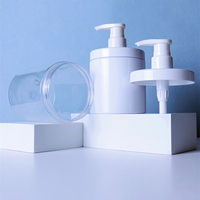 Bouteille de gel douche recyclable à large bouche bouteille de lotion pour les mains sous bouteille 500ml 1000ml bouteille de shampooing en gros