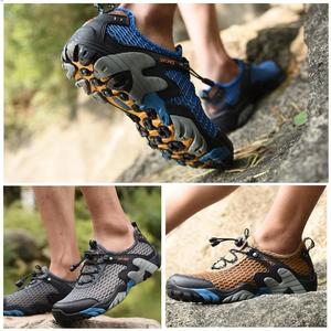 <span class=keywords><strong>Scarpe</strong></span> da <span class=keywords><strong>uomo</strong></span> da Trekking antiscivolo traspiranti in Mesh leggero A2031 resistenti per uso esterno taglia 39-46 per la primavera estate - Product Image 3