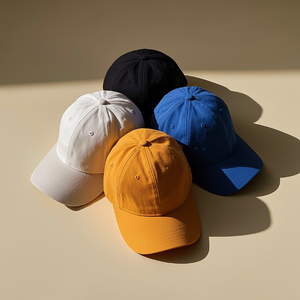 Op maat gemaakte 6-panelige baseballcap van hoge kwaliteit, duurzaam Oxford-stof, meerdere stippen- & fruitpatronen, dobby-stijl met aangepast logo - Product Image 2