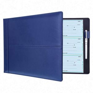 Carpeta de Negocios de 7 Anillos, Capacidad para 600 Cheques, con Bolsa de Vinilo Transparente, Organizador de Facturas, Regalos Promocionales Personalizados - Product Image 6