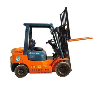 Chariot élévateur Toyota 3 tonnes d'occasion, chariot élévateur diesel Toyota 30, moteur japonais 3 tonnes, chariot élévateur diesel FD30 - Product Image 1