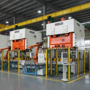 <span class=keywords><strong>Prensa</strong></span> Punzonadora Automática de Bisagras para Gabinetes de Acero Inoxidable con Sistema de Alimentación de Matriz Progresiva de Alta Precisión World JH25-110 - Product Image 1