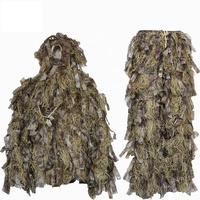 Combinaison de chasse Demarui GS003 personnalisée en tissu polyester respirant léger camouflage vert pour l'observation des oiseaux