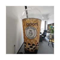 Grande tasse à bulles de thé au lait gonflable / Grande tasse à thé au lait gonflable Bouteille à boisson avec impression pour la publicité
