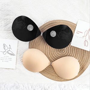 Reggiseno con toppa toracica ispessita invisibile con nastro a spazzola a mano tracolla traspirante senza cuciture <span class=keywords><strong>per</strong></span> cassapanche da piccole a grandi - Product Image 2