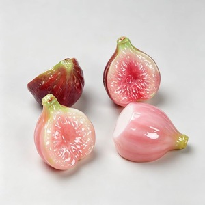 Miniatura di cibo giocattolo, cartone animato tridimensionale, forcina a forma di <span class=keywords><strong>fico</strong></span>, magnete da frigorifero, portachiavi, ciondolo, accessorio decorativo fai da te in resina - Product Image 1