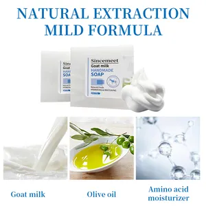 100g Removal Pimple Acne Treatment Sea Salt Goat Milk Moisturizing Glycerin Soap Base Whitening