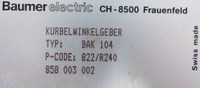 Plc New Bak104 Crank Angle Sensor Ch-8500 858-003-002 822/r240 for Warranty Product