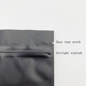 Hot Selling Aluminium Packaging 8*12 Sample Spice Food Paper Coffee Zipper Smell Proof Aluminum Foil Bags - Product Image 4