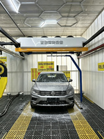 Système de lavage de voiture électrique sans contact à détection automatique 360°, construction en acier, édition de luxe, garantie de 3 ans