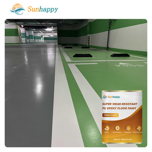 สีอีพ็อกซี่สำหรับพื้น <span class=keywords><strong>PU</strong></span> ขายส่ง น้ำยาอีพ็อกซี่เรซิ่นสำหรับคอนกรีต ทนทานต่อการสึกหรอเป็นพิเศษ สารเคลือบพื้นโพลียูรีเทนอีพ็อกซี่ - Product Image 1