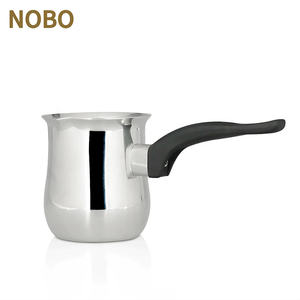 Juego de calentadores de café <span class=keywords><strong>con</strong></span> olla de leche, juegos de utensilios de cocina de acero inoxidable, pulido de espejo, olla para derretir <span class=keywords><strong>Chocolate</strong></span> individual interior y exterior - Product Image 3