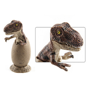 Modèle de dinosaure réaliste en PVC, ensemble de jouets œufs à faire éclore, figurines fossiles T-Rex, Velociraptor, Spinosaurus, cadeau éducatif - Product Image 5