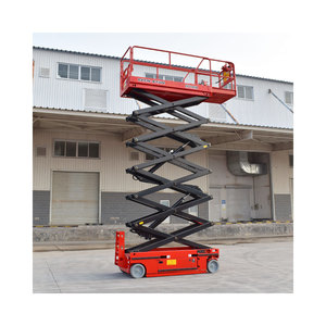 Plataforma elevadora de tijera eléctrica Ever Star, altura de plataforma de 6-14 m, capacidad de 230-450 kg, para uso en construcción - Product Image 1
