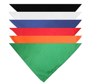 Multifunción colorido algodón sólido mascota Bandana perro sólido Bandanas con lindo perrito fiesta de cumpleaños sombrero - Product Image 1