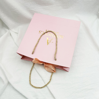 Tas Belanja Kertas Hadiah Mewah Cetak Kustom Grosir dengan Logo Anda Sendiri untuk Bisnis Kecil Pakaian