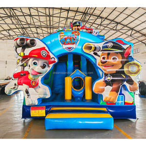 Château gonflable Paw Patrol avec toboggan pour chien, aire de jeux gonflable intérieure et extérieure avec toboggan - Product Image 4