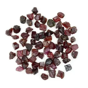 Birthstone Raw Rough Garnet Gemstone, Loose Garnet Crystal Chunks Stone, Boho Jewelry Making Stone