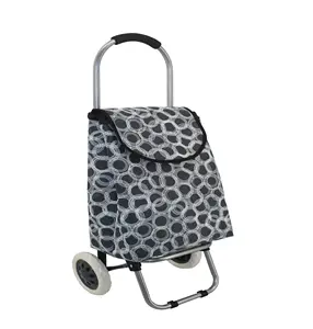저렴한 가격 휴대용 소형 쇼핑 카트 바퀴 포함 - Product Image 1