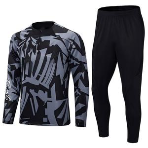 Traje <span class=keywords><strong>de</strong></span> Entrenamiento para Hombre, para Fútbol, Ropa Deportiva 25/26, Chaqueta <span class=keywords><strong>de</strong></span> Club <span class=keywords><strong>de</strong></span> Fútbol, Nailon/Cachemira, Bloques <span class=keywords><strong>de</strong></span> Color, Manga Larga - Product Image 5