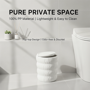 Nuevo Bote de Basura de Plástico Abatible de la Serie Puff 2026, <span class=keywords><strong>Gran</strong></span> Capacidad, para Hogar, Viajes, <span class=keywords><strong>Hotel</strong></span>, Diseño Moderno, 2L 3L, en Venta - Product Image 3
