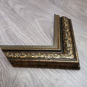Keluaran baru cetakan bingkai gambar emas klasik Inggris cetakan bingkai PS religius cetakan perunggu putih cetakan bingkai gambar - Product Image 2