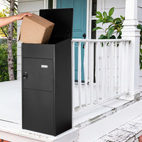 Boîte aux lettres métallique antivol personnalisée auto-ramassage armoire à usage domestique emballage tricolore étanche pour colis personnel pas de porte