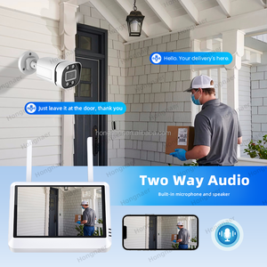 Station de base sans fil <span class=keywords><strong>WiFi</strong></span> Hongnaer H.265 avec audio bidirectionnel, 5MP, 8MP, 4K, 8 canaux, XMEye Pro, ICSee, <span class=keywords><strong>enregistreur</strong></span> vidéo réseau <span class=keywords><strong>NVR</strong></span> avec écran LCD 7 pouces - Product Image 3