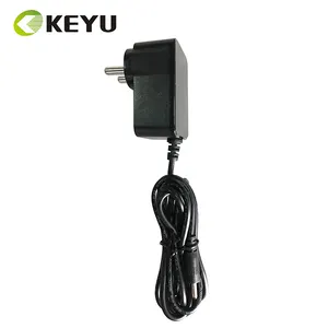 BIS standard 12V1A 12W Switching power adapter with India plug ac dc power adaptor