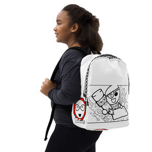 Cómics IW # Mochila Moderna Minimalista 39, para PC, de Poliéster, con Sistema de Transporte Cómodo y Cierre de Cordón - Product Image 5