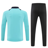 Ensemble de survêtement de football nouvelle saison, logo personnalisé, survêtement d'entraînement de football, manches longues, respirant, survêtement d'équipe de football